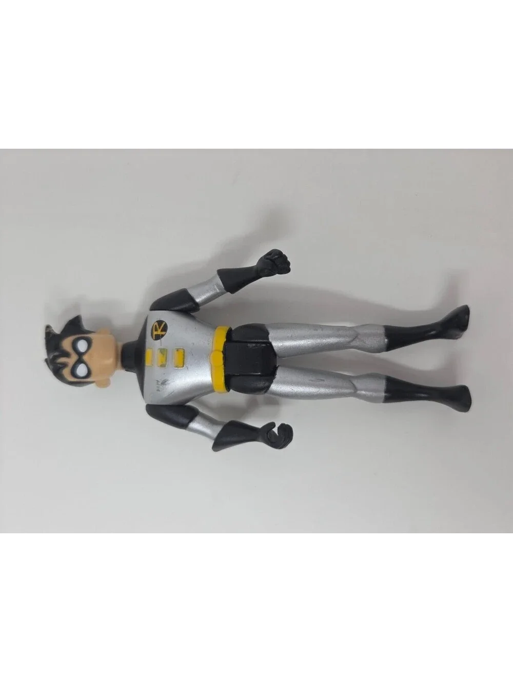 McDonalds DC Comics Robin Silver and Black Suit Toy Figure